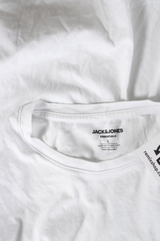 Ανδρικό t-shirt Jack & Jones, Μέγεθος L, Χρώμα Λευκό, Τιμή 8,66 €