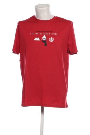 Ανδρικό t-shirt Jules, Μέγεθος XL, Χρώμα Κόκκινο, Τιμή 10,28 €