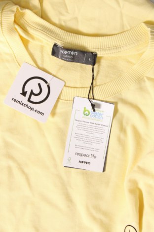 Ανδρικό t-shirt Koton, Μέγεθος L, Χρώμα Κίτρινο, Τιμή 8,66 €