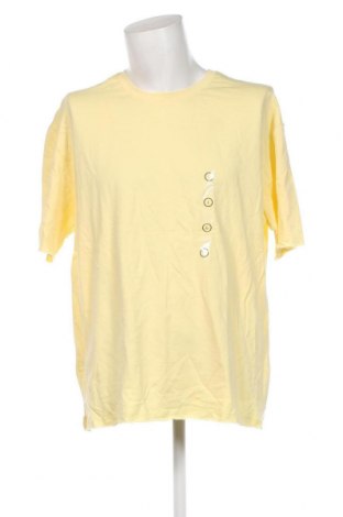 Ανδρικό t-shirt Koton, Μέγεθος L, Χρώμα Κίτρινο, Τιμή 5,20 €