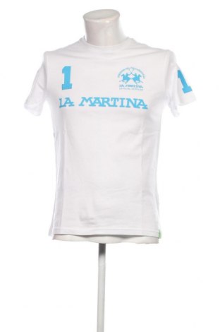 Herren T-Shirt La Martina, Größe S, Farbe Weiß, Preis 22,27 €