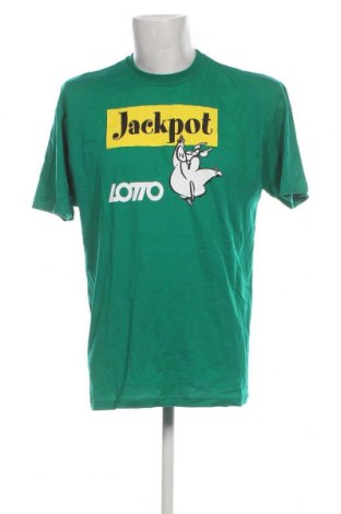 Ανδρικό t-shirt Lotto, Μέγεθος XXL, Χρώμα Πράσινο, Τιμή 8,66 €