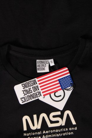 Męski T-shirt NASA, Rozmiar S, Kolor Czarny, Cena 82,63 zł