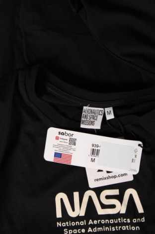 Męski T-shirt NASA, Rozmiar M, Kolor Czarny, Cena 82,63 zł