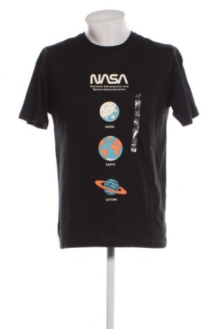 Męski T-shirt NASA, Rozmiar M, Kolor Czarny, Cena 82,63 zł