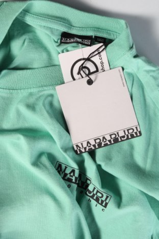 Мъжка тениска Napapijri, Размер S, Цвят Зелен, Цена 72,00 лв.