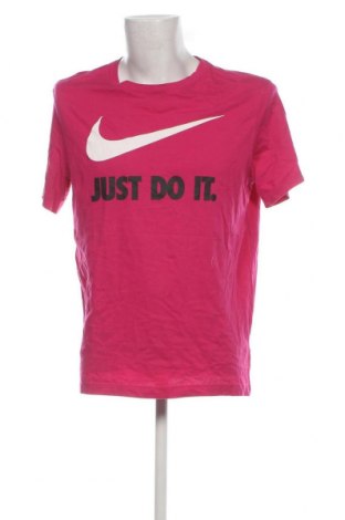 Męski T-shirt Nike, Rozmiar L, Kolor Różowy, Cena 86,36 zł