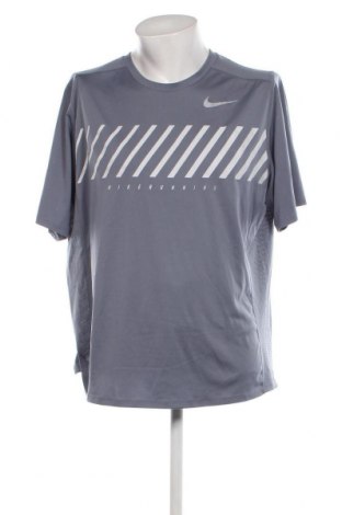 Pánske tričko  Nike Running, Veľkosť XXL, Farba Sivá, Cena  15,31 €