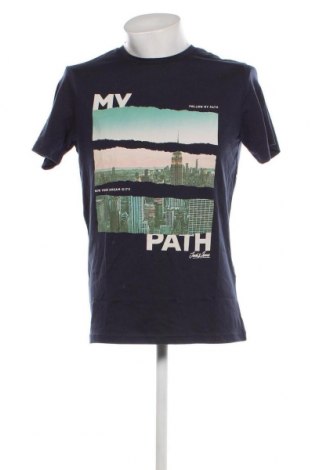 Ανδρικό t-shirt Originals By Jack & Jones, Μέγεθος M, Χρώμα Μπλέ, Τιμή 9,59 €