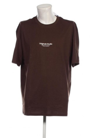Herren T-Shirt Originals By Jack & Jones, Größe XXL, Farbe Braun, Preis 12,78 €