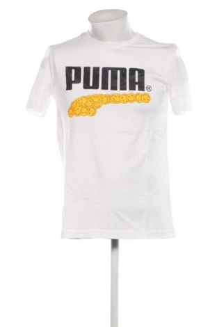 Мъжка тениска PUMA, Размер S, Цвят Бял, Цена 62,00 лв.