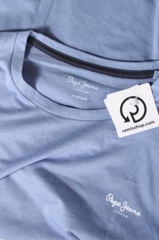 Męski T-shirt Pepe Jeans, Rozmiar XL, Kolor Niebieski, Cena 149,27 zł