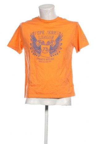 Ανδρικό t-shirt Pepe Jeans, Μέγεθος L, Χρώμα Πορτοκαλί, Τιμή 15,46 €