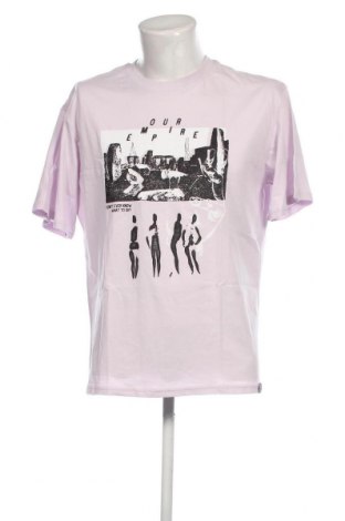 Ανδρικό t-shirt Pull&Bear, Μέγεθος M, Χρώμα Βιολετί, Τιμή 6,49 €