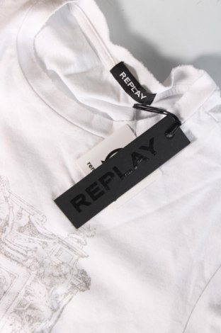 Pánske tričko  Replay, Veľkosť L, Farba Biela, Cena  37,11 €