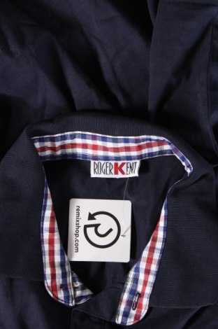 Мъжка тениска Roger Kent, Размер XL, Цвят Син, Цена 14,00 лв.