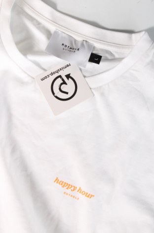 Ανδρικό t-shirt Rotholz, Μέγεθος L, Χρώμα Λευκό, Τιμή 25,98 €