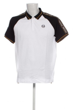 Herren T-Shirt Sergio Tacchini, Größe XL, Farbe Weiß, Preis 37,11 €