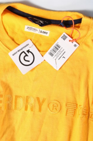 Ανδρικό t-shirt Superdry, Μέγεθος L, Χρώμα Κίτρινο, Τιμή 20,62 €