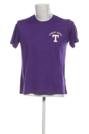 Herren T-Shirt Tommy Jeans, Größe M, Farbe Lila, Preis 35,25 €