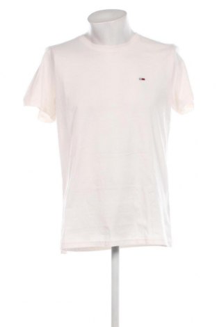 Herren T-Shirt Tommy Jeans, Größe XL, Farbe Ecru, Preis 35,25 €