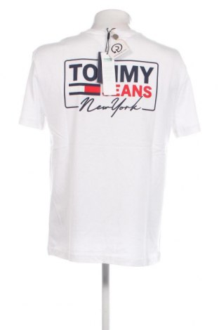 Ανδρικό t-shirt Tommy Jeans, Μέγεθος L, Χρώμα Λευκό, Τιμή 33,40 €