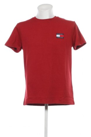 Pánske tričko  Tommy Jeans, Veľkosť L, Farba Červená, Cena  37,11 €