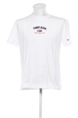 Мъжка тениска Tommy Jeans, Размер L, Цвят Бял, Цена 43,20 лв.