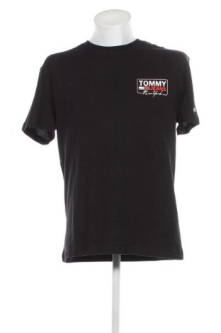 Мъжка тениска Tommy Jeans, Размер L, Цвят Черен, Цена 72,00 лв.