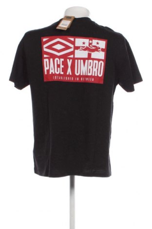 Herren T-Shirt Umbro, Größe M, Farbe Schwarz, Preis 15,98 €