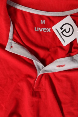 Herren T-Shirt Uvex, Größe M, Farbe Rot, Preis 9,74 €