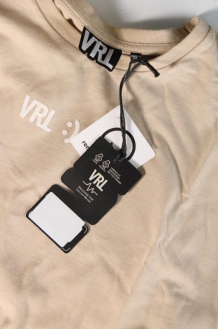 Herren T-Shirt Viral Vibes, Größe M, Farbe Beige, Preis 15,98 €