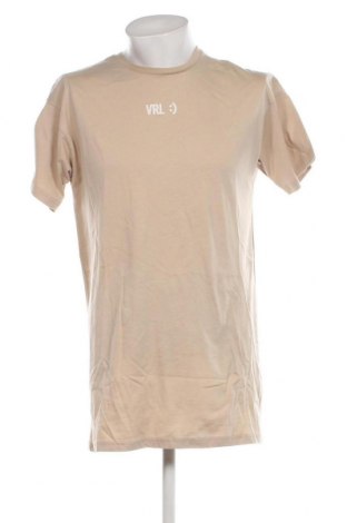 Tricou de bărbați Viral Vibes, Mărime M, Culoare Bej, Preț 101,97 Lei