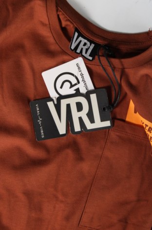 Tricou de bărbați Viral Vibes, Mărime L, Culoare Maro, Preț 101,97 Lei