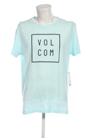 Мъжка тениска Volcom, Размер XL, Цвят Син, Цена 56,00 лв.