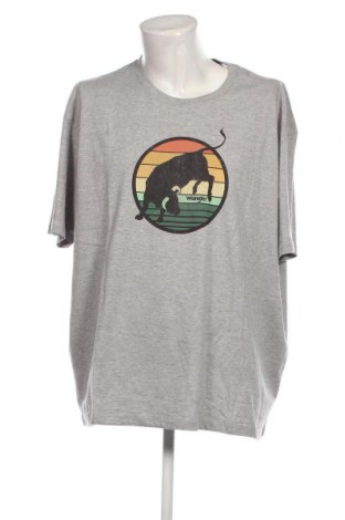 Ανδρικό t-shirt Wrangler, Μέγεθος XXL, Χρώμα Γκρί, Τιμή 28,87 €