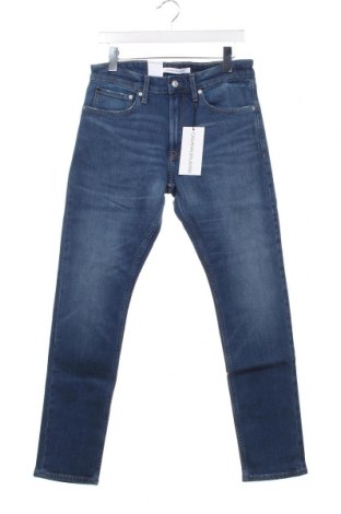 Męskie jeansy Calvin Klein Jeans, Rozmiar S, Kolor Niebieski, Cena 167,74 zł