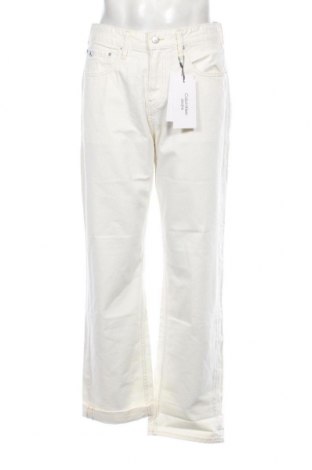 Herren Jeans Calvin Klein Jeans, Größe L, Farbe Weiß, Preis € 20,93