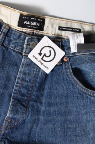 Męskie jeansy Pull&Bear, Rozmiar M, Kolor Niebieski, Cena 60,08 zł