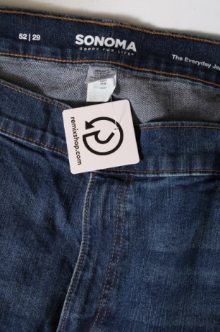 Męskie jeansy Sonoma, Rozmiar 5XL, Kolor Niebieski, Cena 66,67 zł