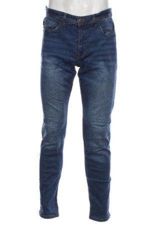 Męskie jeansy Straight Up, Rozmiar L, Kolor Niebieski, Cena 55,66 zł