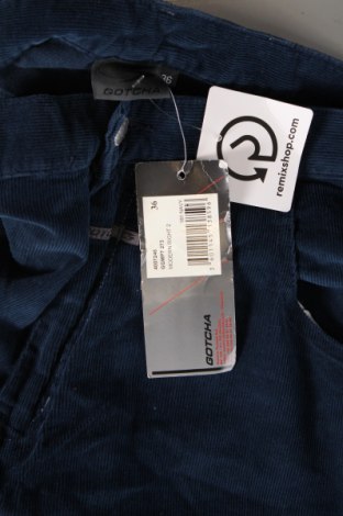 Pantaloni raiați de bărbați Gotcha, Mărime XL, Culoare Albastru, Preț 166,23 Lei