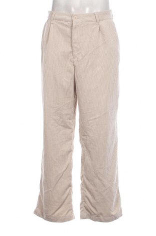 Pantaloni raiați de bărbați H&M Divided, Mărime L, Culoare Bej, Preț 15,26 Lei