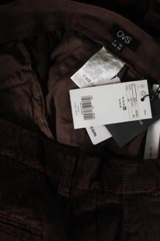 Ανδρικό κοτλέ παντελόνι Oviesse, Μέγεθος L, Χρώμα Καφέ, Τιμή 9,72 €