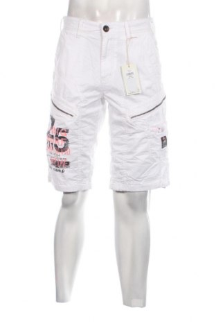 Ανδρικό κοντό παντελόνι Camp David, Μέγεθος L, Χρώμα Λευκό, Τιμή 38,35 €