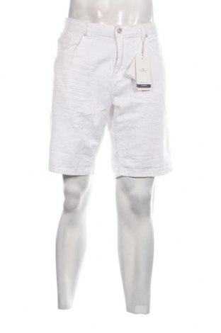 Ανδρικό κοντό παντελόνι Springfield, Μέγεθος XL, Χρώμα Λευκό, Τιμή 19,18 €