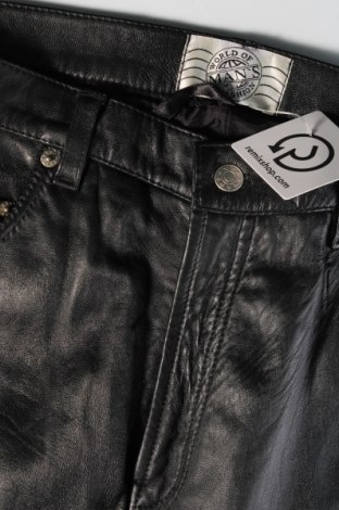 Ανδρικό δερμάτινο παντελόνι, Μέγεθος L, Χρώμα Μαύρο, Τιμή 66,19 €