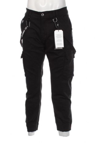 Мъжки панталон Alpha Industries, Размер L, Цвят Черен, Цена 140,00 лв.
