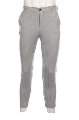 Мъжки панталон Bershka, Размер S, Цвят Сив, Цена 20,75 лв.