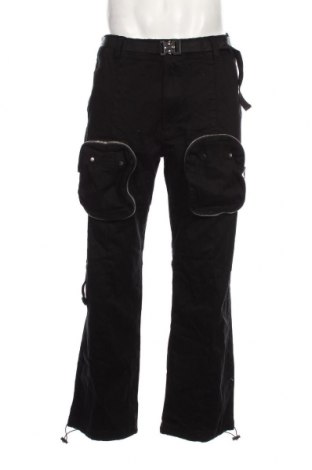 Мъжки панталон Boohoo, Размер L, Цвят Черен, Цена 19,78 лв.
